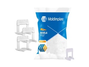 Espaçador Nivela Piso Flex 1mm - Pcte C/50 Pçs